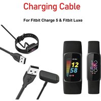 For Fitbit Charge 6/ Fitbit Charge 5 Magnetic Charging Cable For Fitbit Luxe Portable Charging Dock Adapter Accessories
