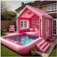 Commercial Customized Backyard Party PVC Swimming Pool Water Bed Inflatable Sofa Pool for Adults and Kids Inflatable Pool House