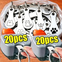 Portable Stainless Steel Trolley Cart Tokenrings Keychains Quarter Holder Keychain Removable Shopping Trolley Token Coin Keyring
