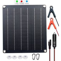 Solar Car Battery Charger Maintainer 12V Waterproof Portable Solar Trickle Charger for Car Truck Boat Lawn Mower RV