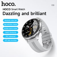 HOCO 1.46 TFT Touch Screen Smart Watch Bluetooth 5.3 Call Version Support Sleep Heart Rate Blood Oxygen Monitoring Sport Watchs