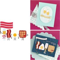 Brunch Metal Cutting Dies for DIY Making Card Scrapbook Embossed Paper Album Craft Supplies Template Decoration 2025 New