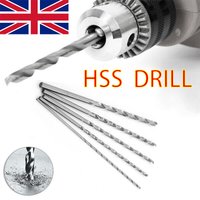 5PC 160MM Extra Long Wood Metal Drill Bit Set Brad Point 2mm 3mm 3.5mm 4mm 5mm