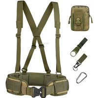 Tactical Molle Belt Airsoft Shooting Hunting CS Multi-function Outdoor CS Battle Waistband Hiking Climbing Heavy Duty Girdle