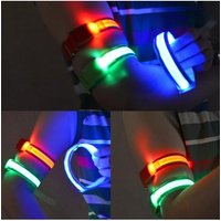 AliExpress NONE Outdoor Sports Night Running Armband LED Light USB Rechargeable Safety Belt Arm Leg Warning Wristband Cycling Bike Bicy