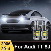 2X For AUDI TT 8J 2006 - 2014 2007 2008 2009 W16W T15 912 921 906 922 LED Car Reverse Light Bulbs Canbus Backup Lamp Accessories