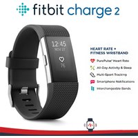 Fitbit Charge 2 smart wristband heart rate monitoring exercise pedometer fitness sleep call notification GPS IOS Android