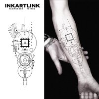 Geometric Design Temporary Tattoo,Lasts To 15 Days New Technology Magic Waterproof Semi Permanent Sticker.