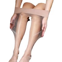 Nude Reflective Ultra-thin Women's Glossy Oily Socks Horse Oil Stockings Seamless Toe Transparent Invisible Socks for Fashionabl