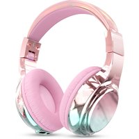 2025 Bluetooth 5.3 Headphones for Girls Wireless Headphones With MIC for School Gaming Headset for Phone/iPad/PC Girls Gift Pink
