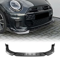 Becquet de pare-choc avant en Fiber de carbone, aspect/noir brillant, couvercle de lame de séparation inférieur, pour BMW MINI Cooper JCW F65 F66 F67 2024 – 2025