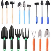 3Pcs/Set Mini Garden Tool Set For Garden Plants Flower Pot Shovel Rake Spade Tools Garden Plant Weeding and Fertilizing Tools