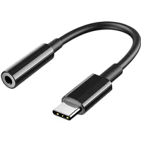Type-C to 3.5mm Audio Adapter USB C to 3.5mm Headphone Aux Cable for Samsung Xiaomi iOS iPhone 17 16