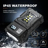 Portable COB Side Emergency Light Mini LED Flashlight USB Rechargeable Tail Magnet Design Super Bright Camping Outdoor Work Lamp