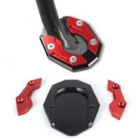 AliExpress NONE 1pcs Aluminum Alloy Motorcycle Bike Kickstand Scooter Motorbike Accessories Extension Foot Pad Support Plate