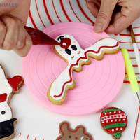 1PC Kitchen Pan Baking Tool Plastic Cake Plate Turntable Rotating Anti-skid Round Cake Stand Cake Decorating Rotary Table