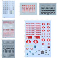 Detail Up Military Model Kit Water Slide Decal Markings Transfer Sheet Special Forces Model Water Decals for Model Kits of Vario