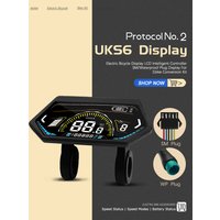 AliExpress IMEIQI Electric Bike Display LCD UKS6 Meter 24V36V48V52V60V72V Electric Scooter Control Panel for Electric Mountain Bike Accessories