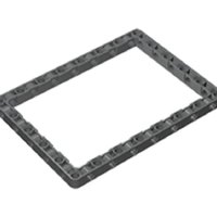 3pcs 39790 Modified Frame Thick 11 x 15 Open Center Brick Collection Bulk Modular Toy For Technical MOC DIY Building Blocks