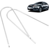 2Pcs U-Shaped Stainless Steel Car Radio CD Player Removal Tool Universal Stereo Release Kit for Easy Installation And Removal