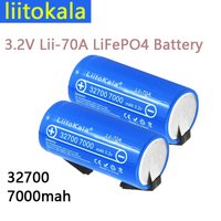 3.2V LiitoKala 32700 7000mAh Lii-70A LiFePO4 Battery Continuous Discharge Maximum 55A High Power Battery+Nickel Sheets