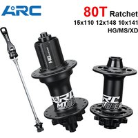 AliExpress ARC 80T Ratchet MTB Hub 6 Sealed Bearings 15x110 12x148 10x141 Bike Bicycle Hub Aluminum Alloy For HG MS XD 8 9 10 11 12 Speed