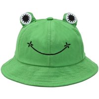 Frog Bucket Hats 2024 - Korean Japanese Cute Sun Protection UV Wide Brim for Women Kids