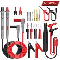 P1503 P1503B P1503D Series Multimeter Test Leads Kit with Replaceable Needle Probe 4mm Banana Plug Alligator Clip SMD Test Cable