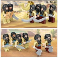 M8169Saudi Middle East children's assembled toys humanoid dolls mini characters children's toys birthday gift cartoon characters