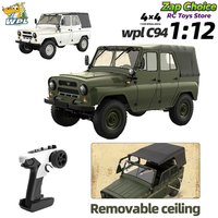 WPL C94 1/12 Scale 4WD Electric RC Off-Road Rock Climber Anti-Slip Tires 2.4G Remote Control Toy Truck Gift for Boy Adult