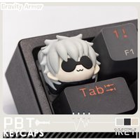 Jujutsu Kaisen Theme Anime Keycaps Cherry Profile Resin Mechanical Keyboard Games Cartoon Collection Festival Esc Gift Keycaps
