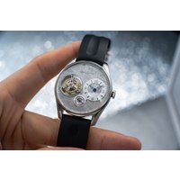 Jichen 008 Meteorite Men's Mechanical Watch Manual Tourbillon Movement with Sapphire Glass