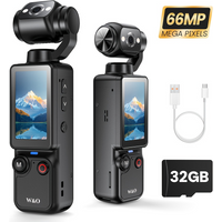 AliExpress Kaysunlink Kaysunlin WiFi Sports Wearable Camera Travel Bicycle Driver Recorder Mini Sports Cam for Motorcycle and Vlogging with 32GB Card