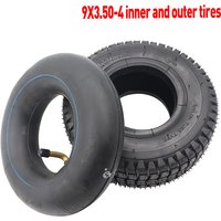 AliExpress NONE High quality 9 inch wheel 9x3.50-4 tires tyre Inner Tube and rim Combo for Gas Scooter Skateboard Pocket Bike Electric tricycle