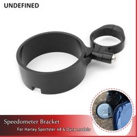 49mm Motorcycle Speedometer Bracket Side Mount Speedo Ring Relocation Clamp Cover For Harley Sportster Forty-Eight 48 Dyna FXDB
