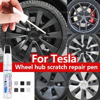For Tesla Model 3 Y S X car wheel scratches repair pen Matte black dark gun gray silver black multiple colors Paint Repair Pen