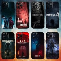 Resident Evils Phone Case For iPhone17,16,15,14,13,12,11 Plus,Pro Max Soft Black Cover