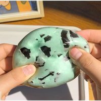 Mint Black Chocolate Sensory Fidget Slow Rebound Wax Coating Stress Relieving Crispy Ball Crunchy Chocolate Handmade Ball