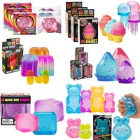 Needoh Sensory Jellyfish Gummy Bear Toy Soft Nice Cube Anti-Stress Stress Relief Pressure Souvenir Sensory Non-toxic Fidget Toy image 4