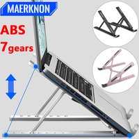 Portable Laptop Stand 7/10 Gears Foldable ABS Tablet for Macbook Apple Air Pro Lenovo Samsung Bracket Universal Pad PC Holder