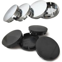 4 Pcs/Set Black/Silver 56mm Vehicle Decor ABS s Wheel for Center Hubcap Wheel Center for Ri