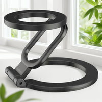 2026 Dual-Mode Phone Grip: Double-Sided Magnetic Ring Stand + Kickstand for MagSafe Phone 14 15 16 Pro Max Gym or Car Use