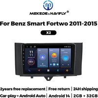 MEKEDE 24h Shipping IPS Touch Screen for Mercedes Benz Smart Fortwo 451 2010-2015 Android 14 Smart System Carplay Car Radio image 4