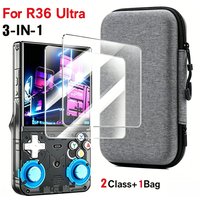 For R36 Ultra Carrying Bag EVA Hard Shell Shockproof Storage Case Tempered Glass Protector Silicone Skin Box