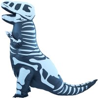 Skeleton Tyrannosaurus Rex Inflatable Suit Entertainment Prank Cartoon Doll Prop Festival Party Cosplay Wear Clothing