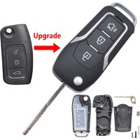 Modified Remote Key Case For Ford Focus C-max Mondeo Fiesta Galaxy Eco Sport Replaceable 3 Buttons Car Smart Key shell Fob HU101