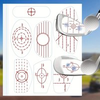 Golf Impact Tape Labels Self-Teaching Sweet Spot and Consistency Analysis 350pcs fit for Iron,Woods,Fairway and putter