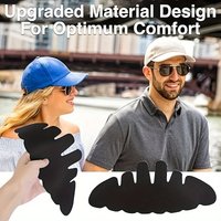 5pcs Baseball Cap Sweat Liner Absorbent Pads Insert,Outdoor Hard Hat Sweatband, for Sports Cap Wide Brim Caps - All-season, Knit