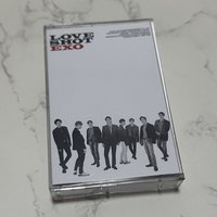 Rare Sealed EXO LOVE SHOT K-Pop Audio Cassette Tape Retro Vintage Analog Sound Collectible for Fans Home Art Decor