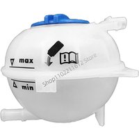 Radiator Coolant Overflow Reservoir Expansion Recovery Tank 6Q0121407 Replacement for VW Fox Polo Audi A1 Seat Ibiza Skoda Fabia